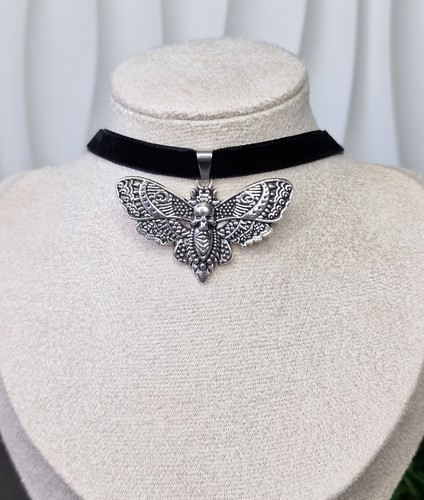Deaths head moth pendant - moth, on