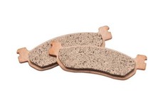 Sintered front brake pads for
