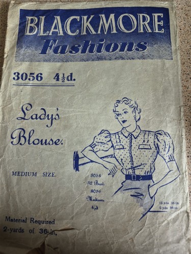 1940s lady blouse - lady's, by