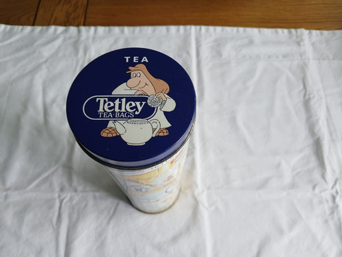 Storage tin tetley tea - storage,