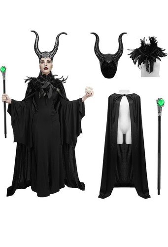 4pcs evil queen costume women - evil,