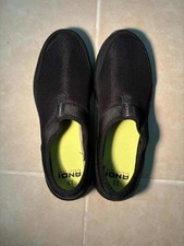 AND1 Pivot Slip On Shoes Men 13 Black Memory Foam Comfort