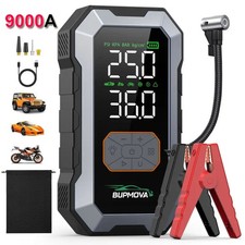 9000A Car Jump Starter With Air Compressors Battery Booster 99800mah Power Bank