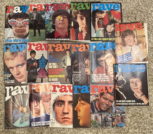 Rave magazine 1960s rolling - rave,