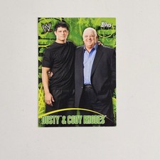 WWE TOPPS 2007 FACE OFF CODY RC / DUSTY  RHODES Wrestling Trading Card Rookie