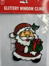 Christmas Gel Window Stickers Decorations Xmas Santa Snowman Snowflake Free P P