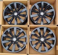 VOLKSWAGEN PASSAT CC SCIROCCO 19" LUGANO ALLOY WHEELS GENUINE 5x112 DUB Caddy 