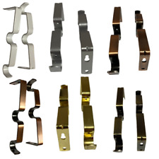 Curtain Pole Bracket Double Rod Wall Bracket Holder Heavy Duty Metal (2 pieces)