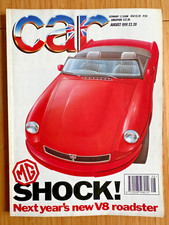 Car Magazine, August 1991 - MG