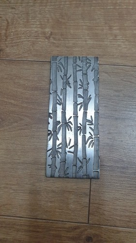 Metal bamboo pattern texturing - bamboo,