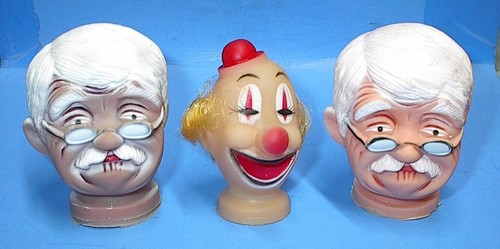 Vintage doll heads old - heads, &
