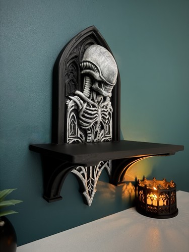Xeno wall shelf giger - giger, style