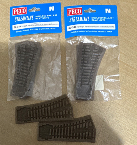 Peco moulded ballast inlay - ,