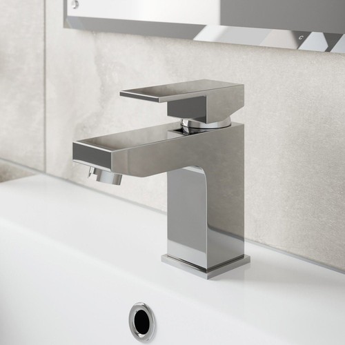 Modern chrome bathroom square - modern,