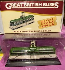 Great British Buses Blackpool Brush Rail coach Boxed 1:76 Atlas Editions