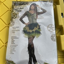 Steampunk Sprocket Pixie Adult Costume X-Small/Small