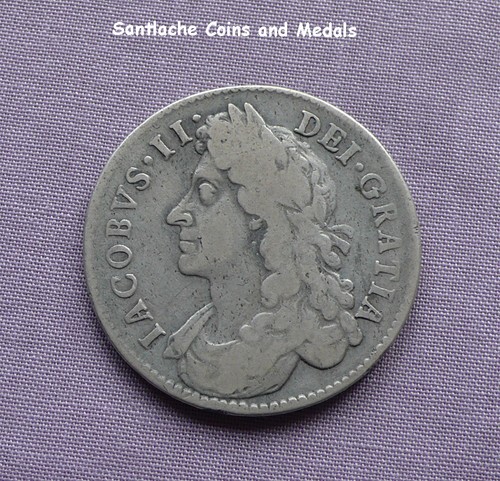 1686 king james silver - king, ii