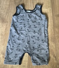 Boys 18-24 Months Anchor Short Dungarees from Fred & Noah 