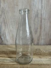 Rare Antique Glass Clear Milk Bottle - Embossed The Gloucestershire Dairy Co  