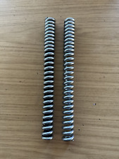 LAMBRETTA PAIR PROGRESSIVE PLATED FRONT FORK SPRINGS 5mm Wire x 22 o/d  220 long