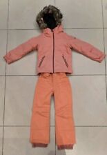 ROXY girls "Jet Ski" ski snow Jacket& " Backyard" Trousers, Fusion Coral, Age 10