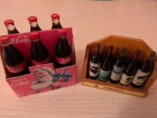 MINIATURE 6 PACK COCA COLA COKE BOTTLES FOR XMAS TREE WINES  FRIDGE MAGNET