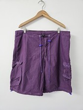 Urban Outfitters Cargo Shorts Mens Size Medium Purple Multi Pocket Relaxed Fit