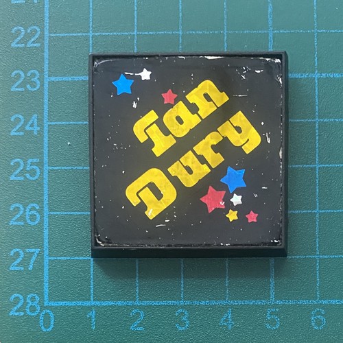 Badge ian dury and - ian,