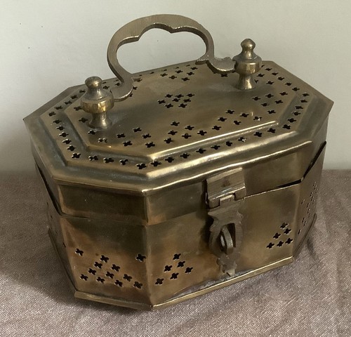 Vintage indian brass betel - vintage,