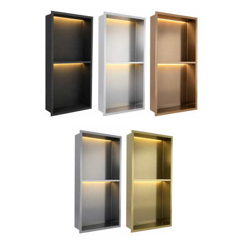 Led wall niche with shelf - led,