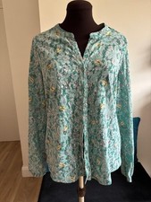 Ladies green top M&S size 16