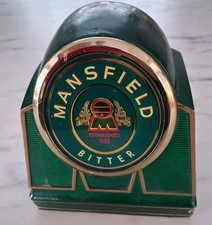 Vintage Mansfield Brewery bitter Bar Top Pump Head Font Breweriana Man Cave Pub