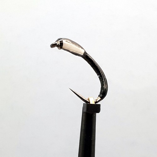 Barbless black white cheek - black,