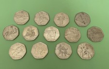 13 x Olympic 50p Coins 2011