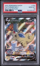 Pokemon Card Tyranitar V Battle Styles 155/163 Alt Art PSA 10