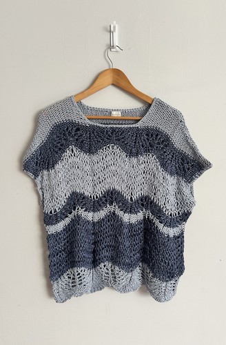 Poetry open knit blue wave - poetry,