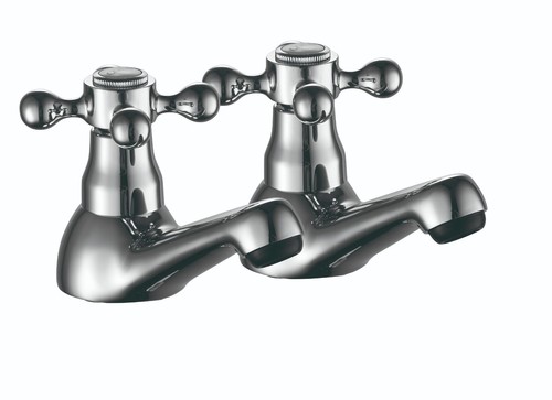 Basin pillar taps chrome - basin,
