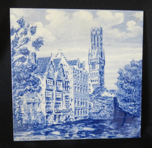 Delft blauw vintage tile - delft,
