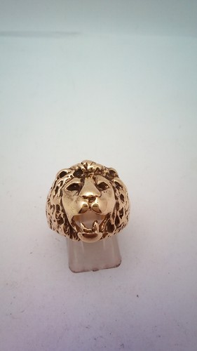 Vintage gold lion head - vintage,