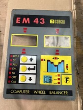 CORGHI EM43 MA WHEEL BALANCER - KEY BOARD PANEL