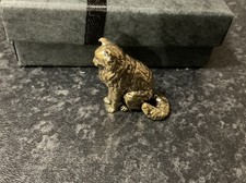 Lucky Miniature Brass Cat