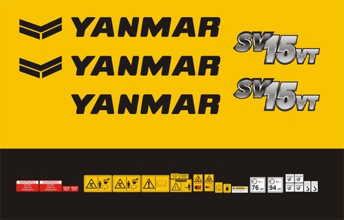 Yanmar sv15 mini digger - yanmar,