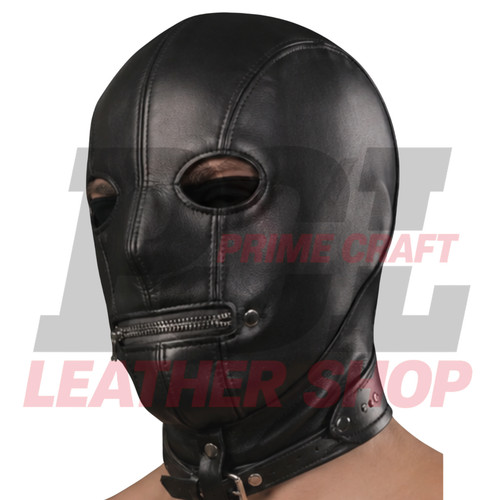 Black leather full cover - cover, hood