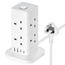 12 Way Tower 2m Extension Lead