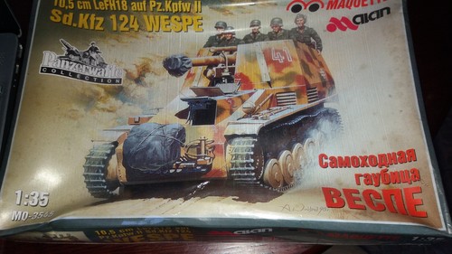 Maquette german self propelled - maquette,