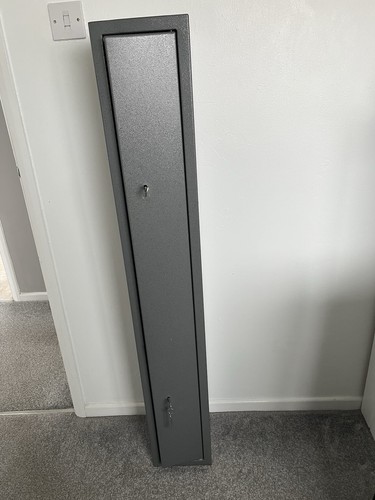 Grey steel lockable - grey, gun