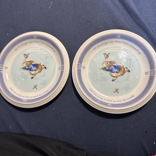 Peter rabbit plates beatrix - peter,