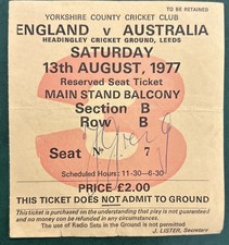 Signed Ashes Australia V