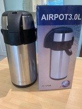 Airpot 3 Litre Pump Action Thermos  Vacuum Insulated