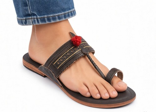Women kolhapuri leather - women,